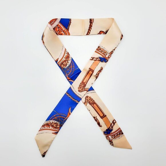 Skinny Scarf | Hand Bag, Neck Scarf (2 pieces) - Color Set #13 / Brand NEW - Picture 7 of 14